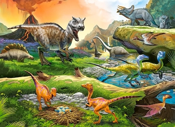 Puzzle Svet dinosaurov