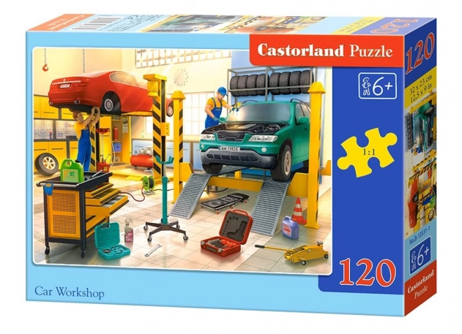 Castorland Puzzle Autodielňa 120 Dielikov