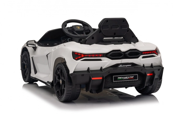 Detské elektrické vozidlo Lamborghini Revuelto biele