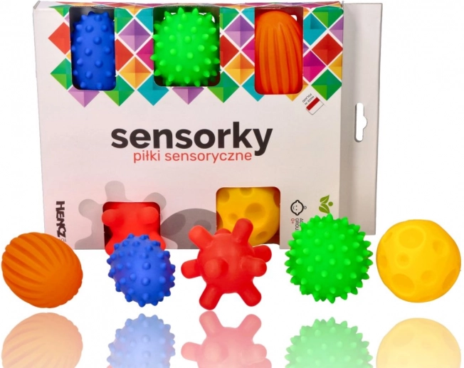 Senzorické loptičky Sensorky – sada 5 ks