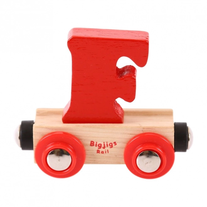 Bigjigs Rail Vagónik s Písmenom F