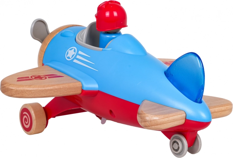 Tlač a jazdi s otáčajúcou sa vrtuľou