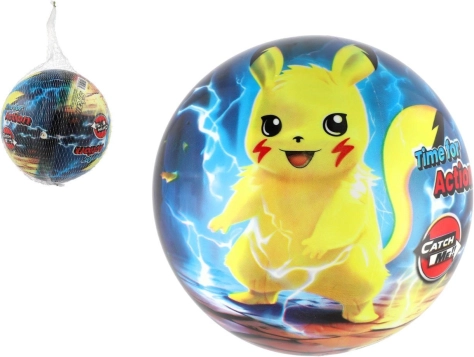 Nafukovacia lopta POKÉMON 23 cm v sieťke