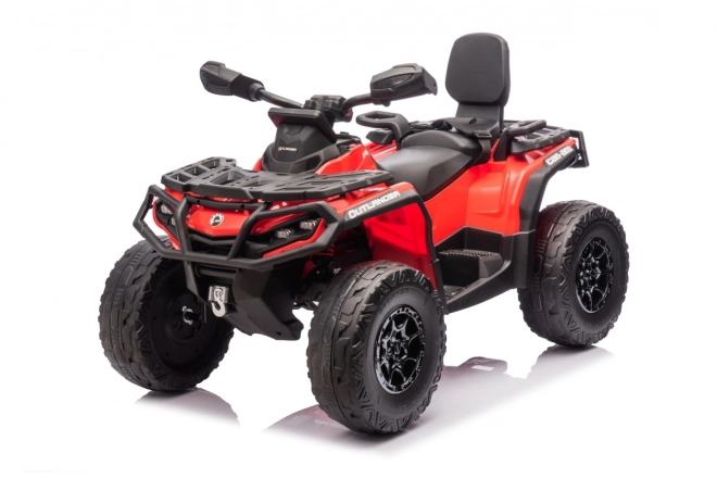 Elektrická detská štvorkolka Can-Am Outlander červená