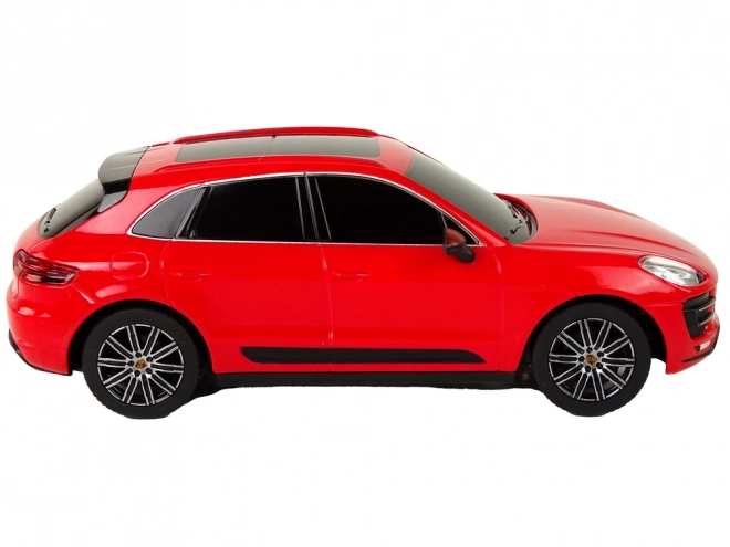 Auto R/C Porsche Macan Turbo 1:24 Rastar – Červená