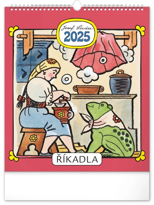 Nástenný kalendár Josef Lada – Riekanky 2025