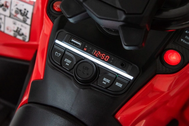 Elektrická detská štvorkolka Can-Am Outlander červená