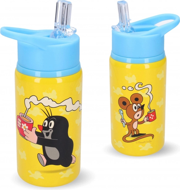 Nerezová fľaša Krtko 500 ml modrá