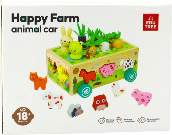 Pojazdná farma so sortérom a zvončekmi