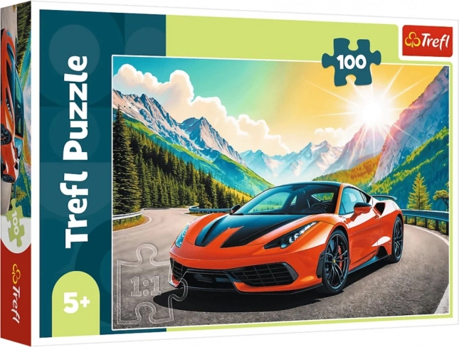 Puzzle 100 dielikov – preteky s časom Trefl