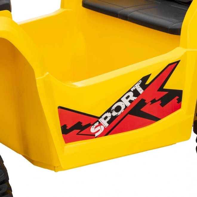 Žltá športová detská štvorkolka TX ATV
