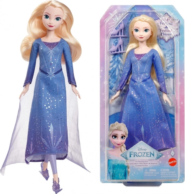 Bábika Disney Frozen Ledové kráľovstvo Elsa na korčuliach