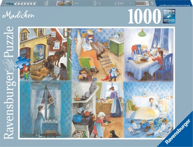 Puzzle Karkulín zo strechy 1000 dielikov