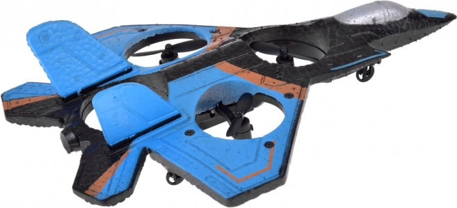 Dron na diaľkové ovládanie Quadcopter s LED diódami