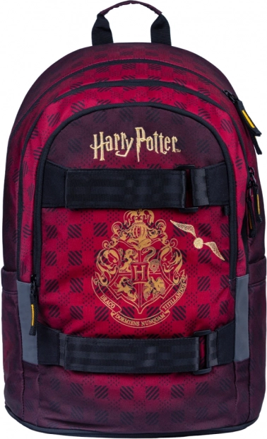 Školský batoh Baagl Skate Harry Potter Rokfort vínový