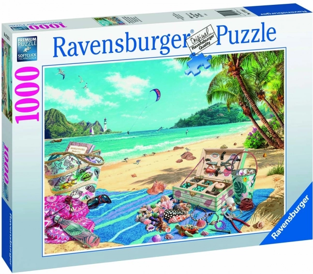 puzzle 1000 dielikov kolekcia mušlí ravensburger