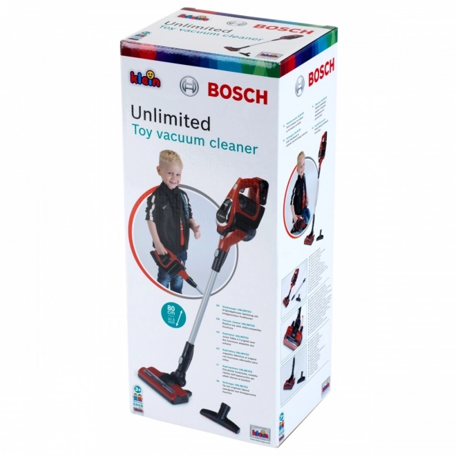 Bosch Unlimited detský červený vysávač