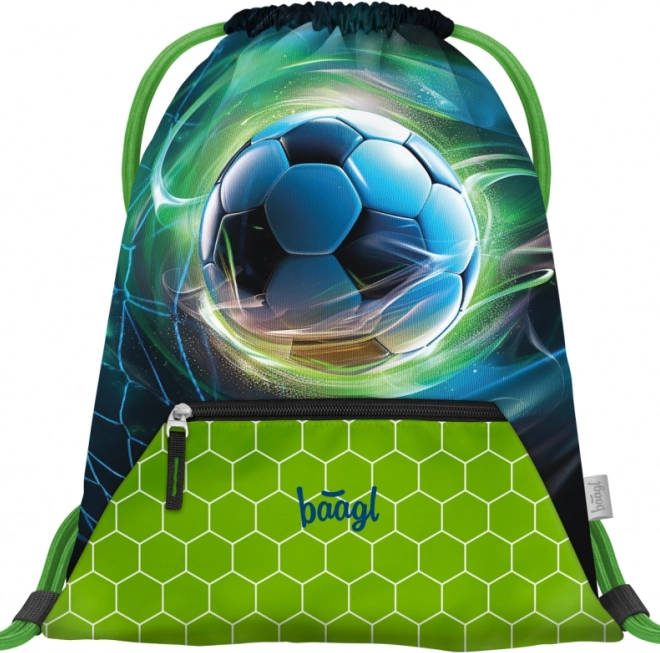 Školský set Baagl Zippy Plus s futbalovou loptou
