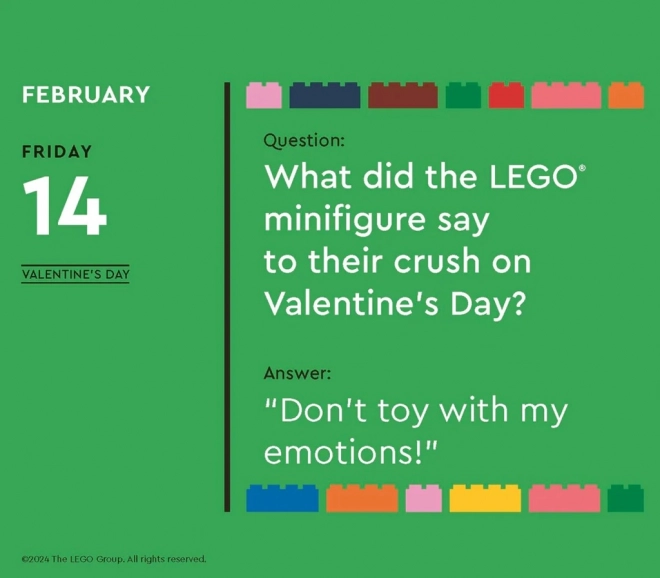 Zábavný kalendár LEGO 2025