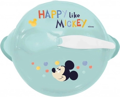 Protišmyková Miska s Prísavkou a Viečkom Mickey
