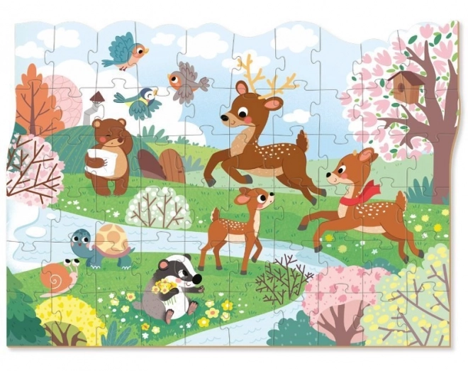 Dodo puzzle ročné obdobia: jar v rozkvete