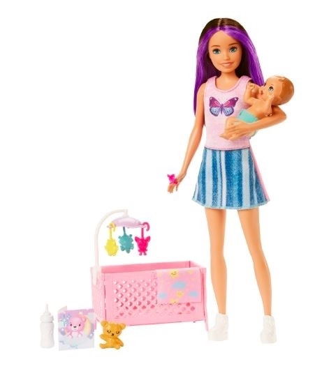 Barbie Chůva Herný Set - Spinkanie