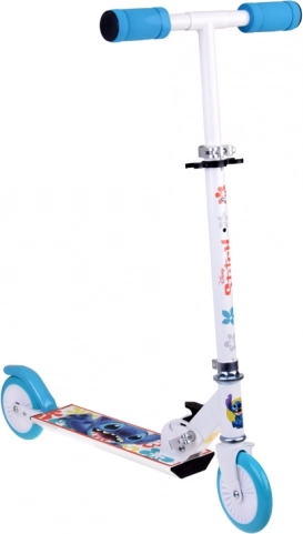 Skladacia kolobežka Disney STITCH biela pre deti do 50 kg