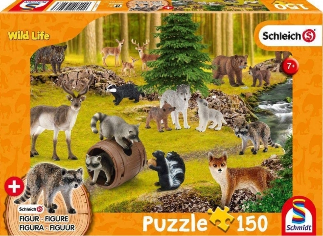 Schmidt puzzle Schleich Kde žijú medvedíky čistotné 150 dielikov