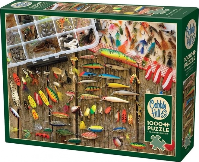 Puzzle Rybárske nástrahy 1000 dielov