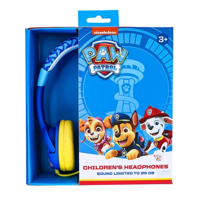 Drôtové slúchadlá pre deti Paw Patrol Chase tmavo modré