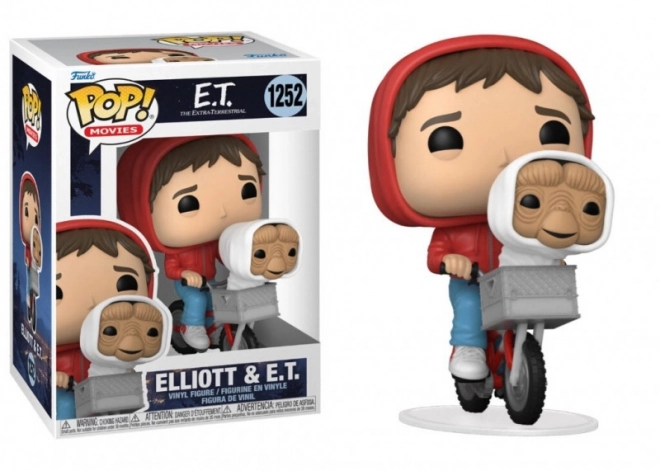 Figúrka Funko Pop Elliot z ET na bicykli