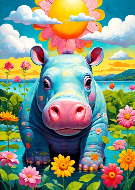 Puzzle Slnečný hrošík 1000 dielikov