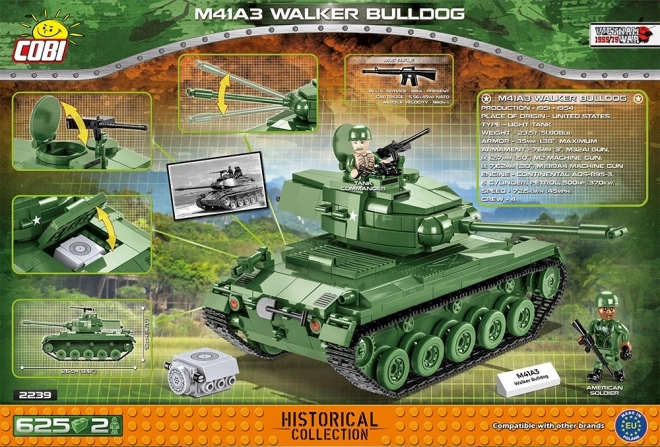 Cobi Vietnam War M41A3 Walker Bulldog