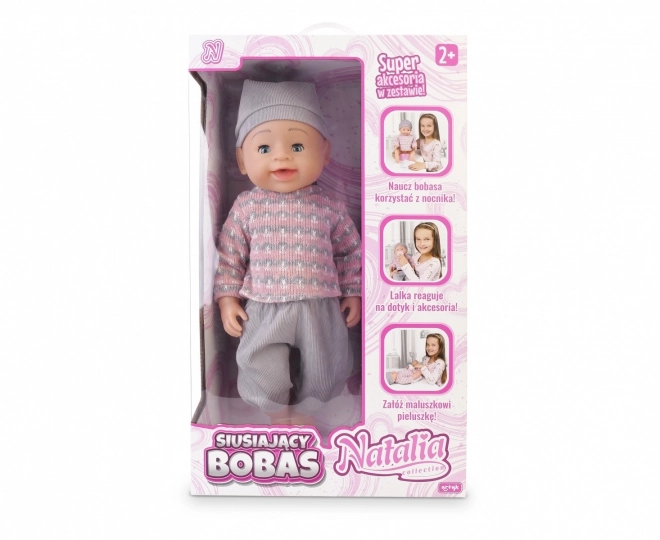 Interaktívna bábika bábätko so zaujímavými funkciami od Natalia Collection