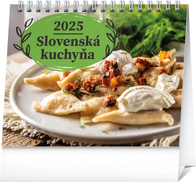 Stolový kalendár Slovenská kuchyňa 2025