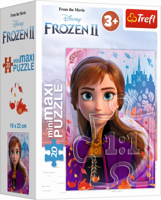 Puzzle Ľadové kráľovstvo 2 Anna 20 dielikov