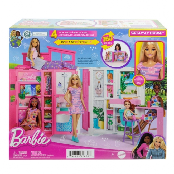 Barbie domček s bábikou