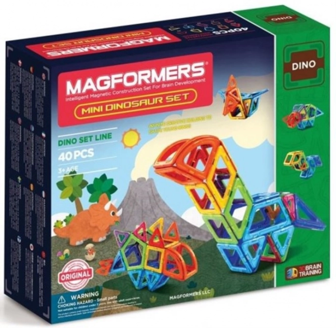 Magformers mini dinosauria sada 40 dielov