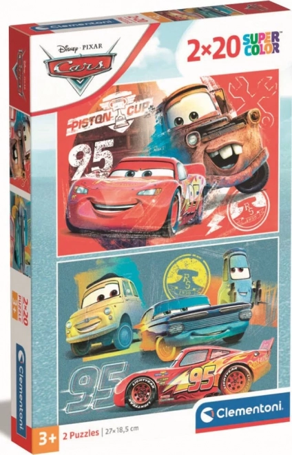 Clementoni Puzzle 2 x 20 dielikov Cars