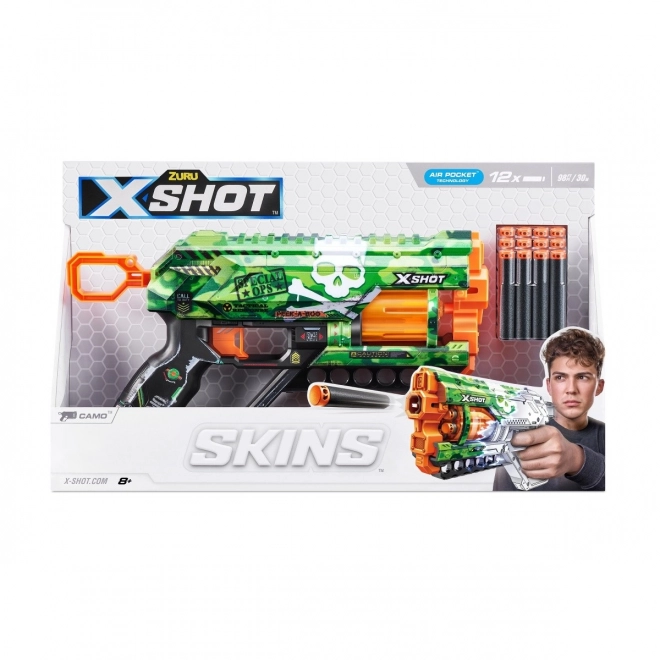 X-Shot Wyrzutňa Skins Griefer Camo 12 šípov