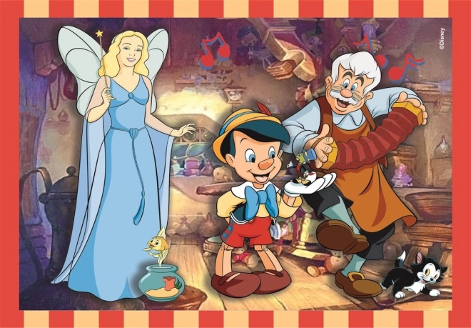 Clementoni Puzzle Disney Klasika 4v1