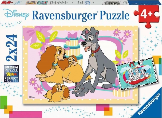 Ravensburger Puzzle Disneyho obľúbené šteniatka