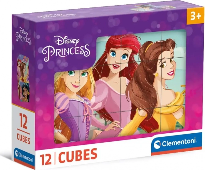 Obrázkové kocky Disney Princezné