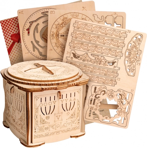 Stavebnica bez lepidla, pripravená na zostavenie