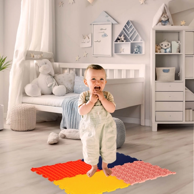 Ortopedická senzorická puzzle podložka pre masáž nôh