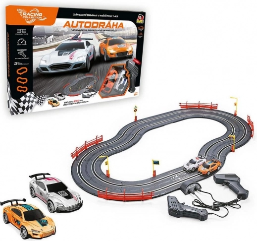 Autodráha 240 cm s USB napájaním – Racing Collection