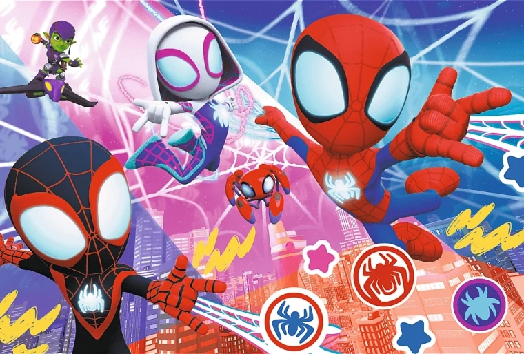 Puzzle Spidey: hrdinské dobrodružstvá 60 dielikov
