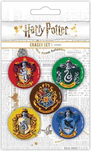 Sada gumiek Harry Potter Rokfort