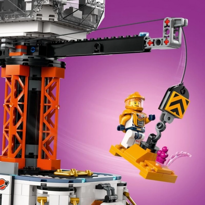 Lego City vesmírna stanica a štartovacia základňa rakety