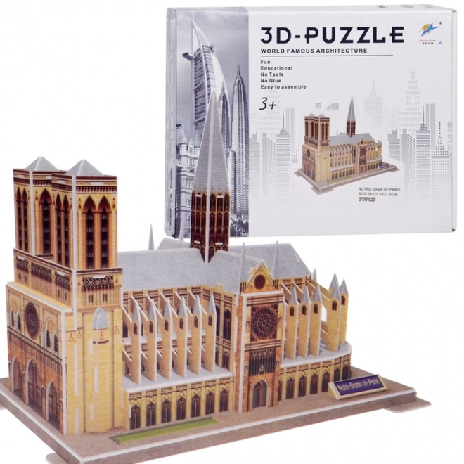 3D Puzzle Katedrála Notre-Dame Paríž